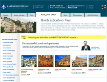 Tablet Screenshot of karlsbadhotels.cz